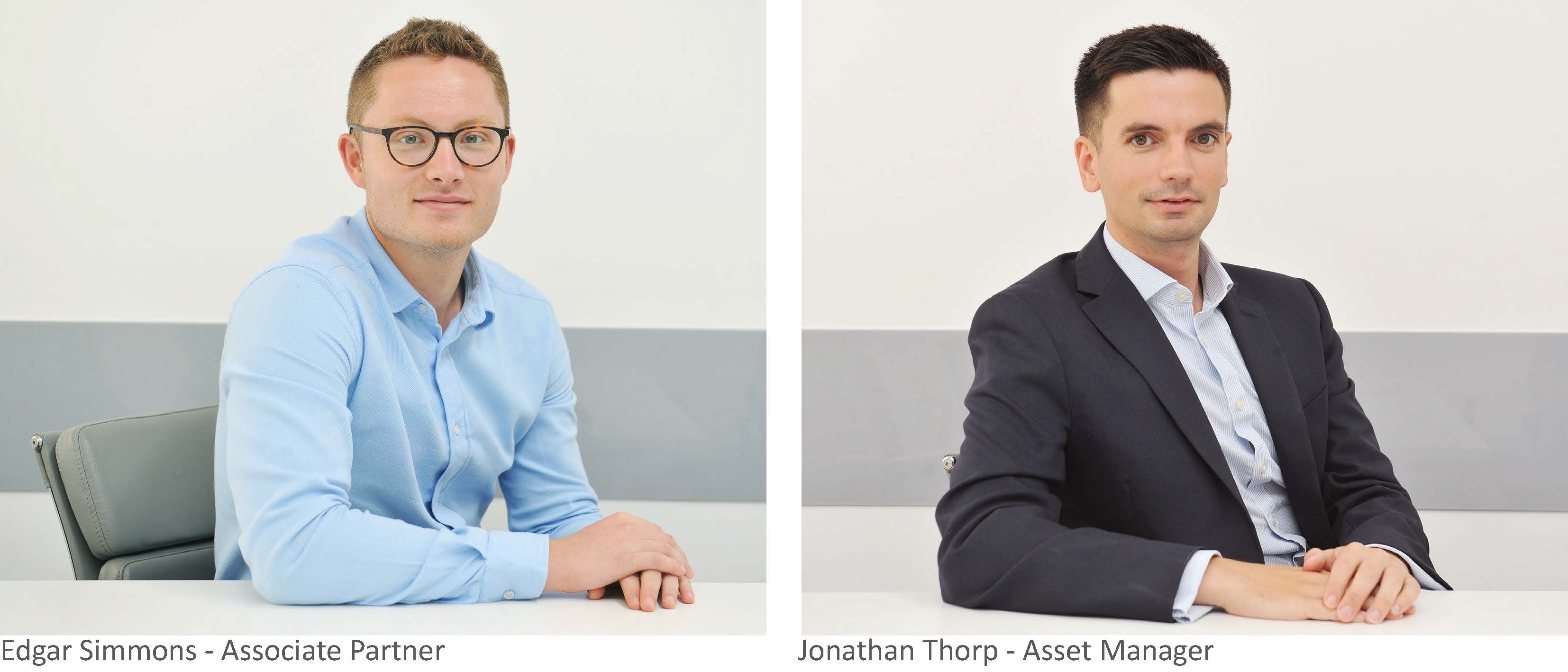 TWO NEW APPOINTMENTS AT ADDINGTON CAPITAL – Edgar Simmons and Jonathan Thorp join property investment/asset management business